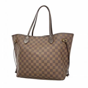 Louis Vuitton Damier Neverfull MM Ebene Tote Bag N51105  Women's